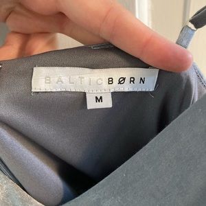 Baltic born tulip hem midi dress